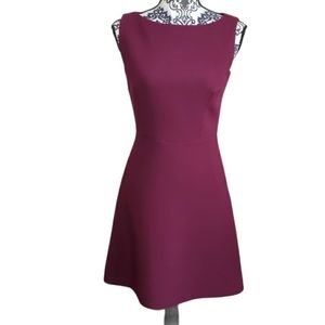 Kate Spade A-line Silver Lining Purple Red Dress